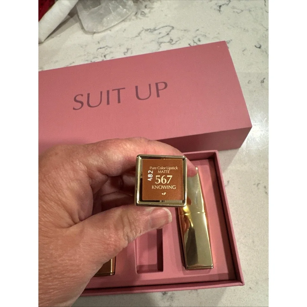 Estée Lauder Suit Up Lipstick Set of 4 Full Size 0 0.12